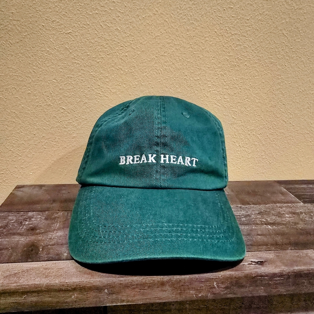 Green 'Break Heart' Cap